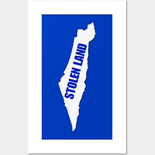 Israel IS Stolen Land - Israel Map - Double-sided Posters and Art